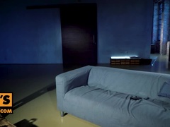 アナル, ブロンド, フェラチオ, チン, パーティ, ハメ撮り, 長身, 三人