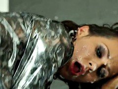 WAM femdom lesbo pusyfucking at the gloryhole