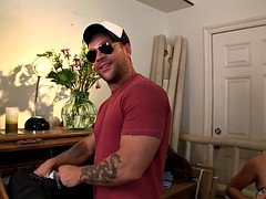 Nana, Blonde, Brunette brune, Lesbienne, Chatte, Tatouage, Nénés