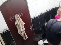 Amateur, Bathroom, Behind the scenes, Cum in mouth, Milf, Pussy, Sperm, Sucking
