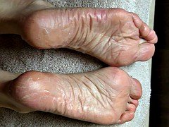 More SPERM Therapy for Lyn's Dry Feet - Part 4