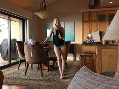 Leie, Strand, Blondine, Behaart, Riesig, Pov, Dürr, Unter wasser