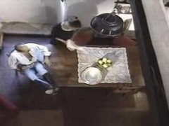 Nana, Fille, Faciale, Italienne, Léchez, Mature, Public, Rétro ancien