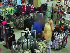 Ebony babe Daya Knight got caught and fucked