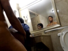Cuarto de baño, Verga grande, Negro, Polla, Ébano, Sexo duro, Policía, Ducha