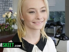 デカチン, なめる, 小柄, ハメ撮り, オマンコ, 叫ぶ, ティーン, オッパイの