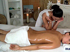 カップル, 指いじり, レズビアン, マッサージ, オーガズム, オマンコ