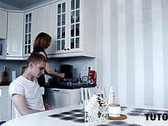 Help mature tutor get drilled by angry student