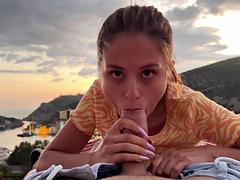 Leie, Blondine, Blasen, Hd, Im freien, Jungendliche (18+)
