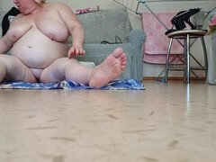 Gorda, Culo grande, Peludo, Enorme, Maduro, Orgasmo, Solo, Juguetes