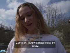 Rubia, Corridas, Polla, Orgasmo, Al aire libre, Pov, Ruso, Chupando