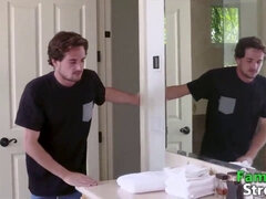 Stepmom gets her curvy ass drilled hard in Full HD FamilyStroke.net