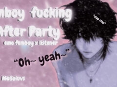 Femboy After Party [m4a] [part 1] [wet] Emo Femboy X Listener]