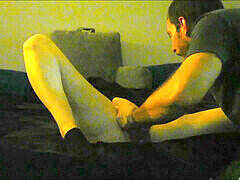 エモ, はじめて, ゴス, 小柄, 赤毛, ティーン