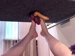 Füsse, Weibliche domination, Fussjob, Handjob, Indisch, Russisch, Schuhe, Spielzeuge