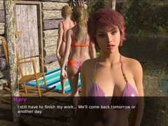 Tridimensionnel, Amateur, Cul à la bouche, Gros seins, Bikini, Rousse roux, Maillot de bain