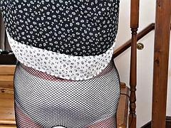 Leie, Füsse, Fetisch, Absätze, Reif, Nylon, Höschen, Titten