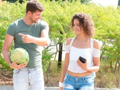Mamada, Besar, Lamidas, Al aire libre, Flaco, Estriptis, Adolescente, Tetas