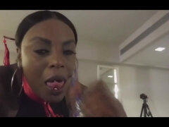 Ebony booty MILF mind-blowing porn video