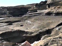 Plage, Lesbienne, Masturbation, Mère que j'aimerais baiser, Voyeur