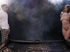 美女, デカ尻, デカチン, デカパイ, フェラチオ, バック, ラフ