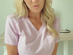 Naughty Nurse Makes House Calls With Pussy Rubbing Fire