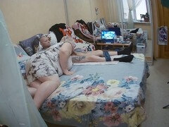 素人, フェラチオ, エロ熟女, イく瞬間, 入門, 熟年, ロシア人, 義母
