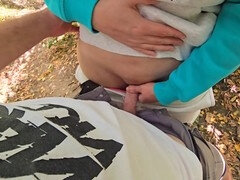 素人, 中出し, 淫乱熟女, パンティ, 小柄, 公共, ストッキング, タトゥー