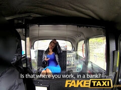 Jasmine Jae's fake taxi adventure in the office