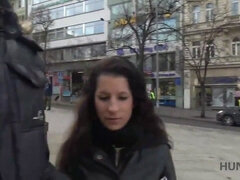 Watch how a lucky amateur cuckold records a hot teen getting her fill fast and cash
