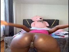 Africain, Amateur, Cul à la bouche, Gros cul, Noire, Adolescente, Jouets