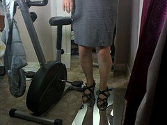 Dee on your bike upskirt