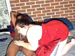 Amerikanisch, Wohlbeleibte schöne frauen, Grosser schwanz, Schwarz, Blasen, Extrem