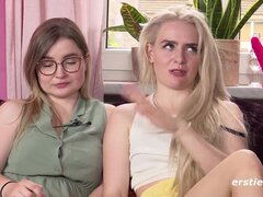Leie, Blondine, Paar, Süss, Fingern, Hd, Küssen, Spielzeuge