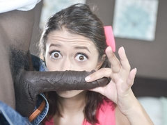 Blasen, Braunhaarige, Handjob, Interrassisch, Nippel, Dürr, Jungendliche (18+), Titten