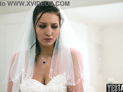 Grosser arsch, Blasen, Braut, Schwanz, Hd, Milf, Zierlich, Hochzeit