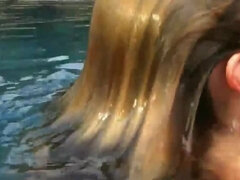 Leie, Blasen, Spermaladung, Kehlenfick, Schwanz, Europäisch, Deutsch, Unter wasser