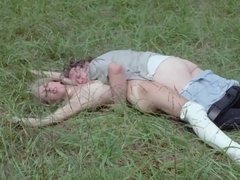 Blonde, Brunette, Outdoor, Tits, Vintage