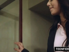 TEENFIDELITY - Gina Valentina Creampied by the Dean