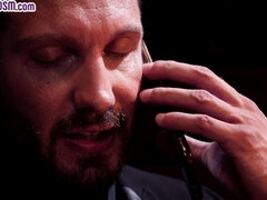 緊縛, 黒人, チン, 服従, フェティッシュ, 淫乱熟女, オフィス, スパンキング