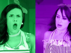 Step moms Vivianne Desilva & misty meanor end of the world double penetration and buttfuck fucking - momswap