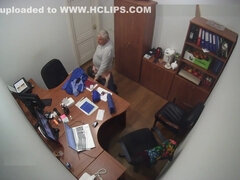 美人, フェラチオ, 茶髪の, カワイイ, 乳首, オフィス, ロシア人, 秘密の
