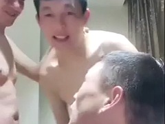 In den arsch, Asiatisch, Grosser schwanz, Chinesisch, Papi, Schwul, Masturbation