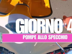 Amateur, Gros seins, Bikini, Sucer une bite, Couple, Italienne, Pov, Public