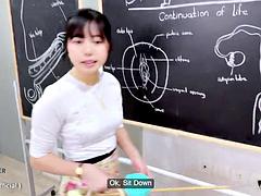 Asiatisch, Schönheit, Besamung, Süss, Hardcore, Lehrer, Jungendliche (18+), Uniform