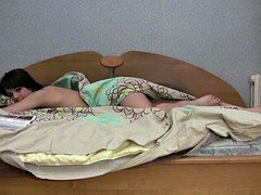 Morena, Peludo, Masturbación