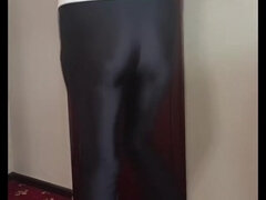 Shaking Legs And Almost Wet At Locked Restroom