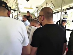 Asiatisch, Tussi, Sadomasochismus, Schönheit, Bus, Fetisch, Öffentlich