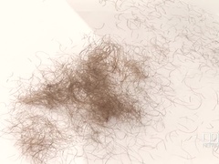 Leie, Arsch, Grosse titten, Behaart, Muschi, Rasiert, Solo, Titten