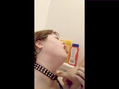 Gorda, Gordita, Corridas faciales, Pelirrojo, Retro, Bofetada, Paja con tetas, Puta